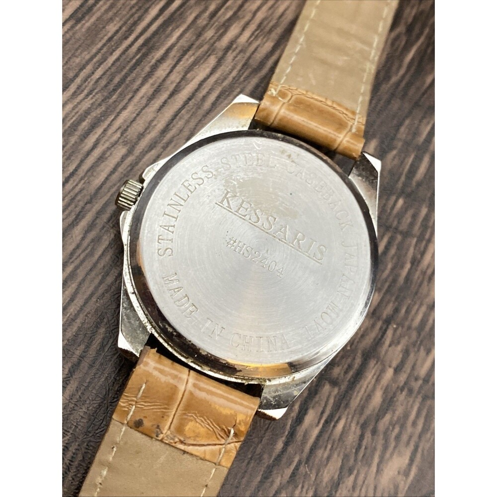 Kessaris Pear Dial with Rhinestone Bezel Women's Watch New Battery Working - Picture 4 of 11